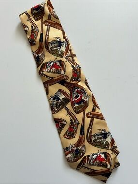 Warner Bros. Looney Tunes Golf Motif Vintage Silk Tie